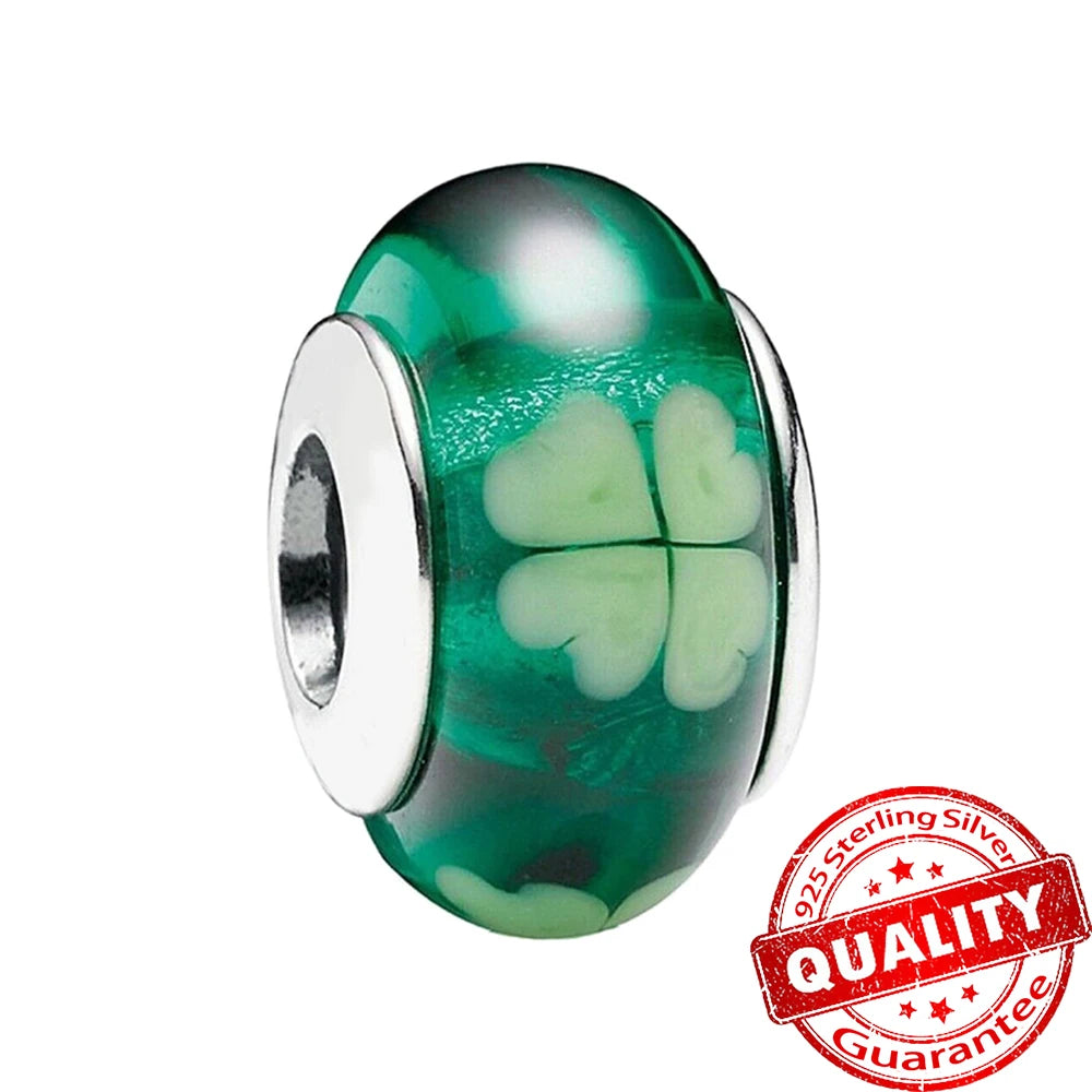 “925 Sterling Silver Green Monstera Leaves & Frog Dangle Charm - Fits Necklace & Bracelet.”