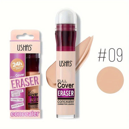 “Sponge Head Concealer – Covers Dark Circles, Freckles & Acne, Long-Lasting & Moisturizing”