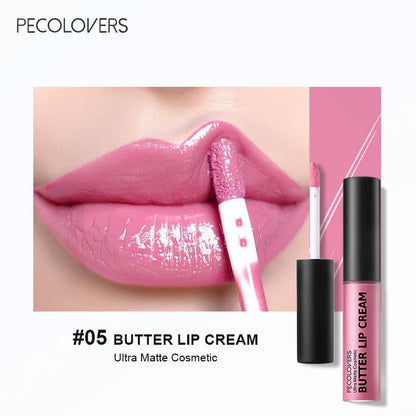 “1PC Butter Gloss Lip Gloss - Long-Lasting, Hydrating Nude Lip Makeup.”