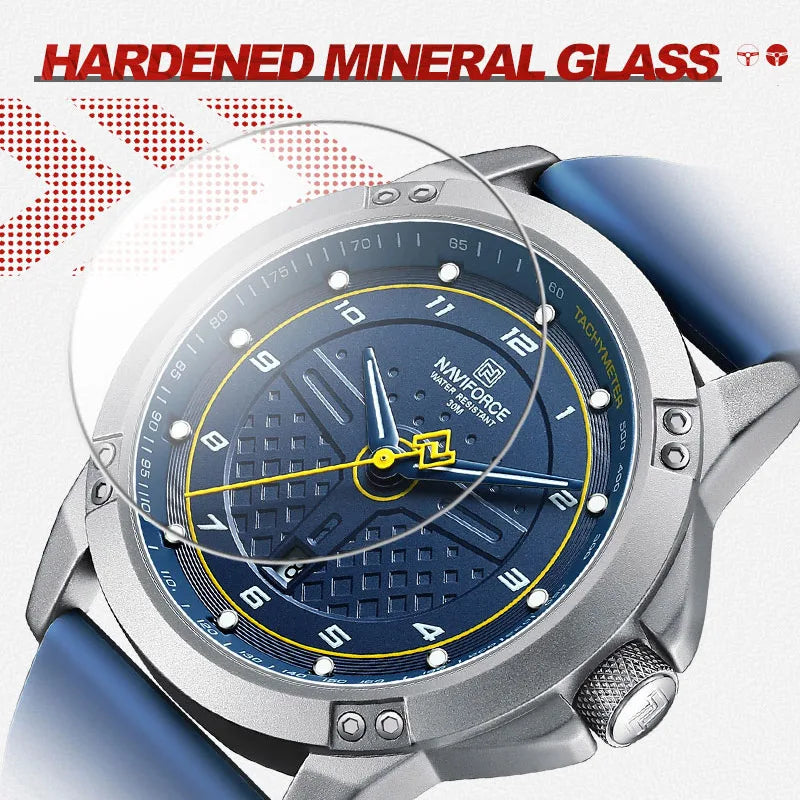 “Casual Quartz Waterproof Men’s Watch Sport Silicone Strap Luminous Clock Relogio.”