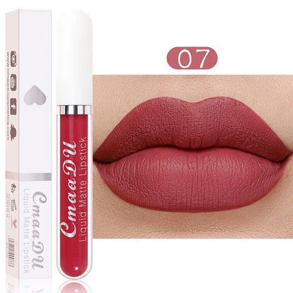 “Sexy Long-Lasting Velvet Matte Lip Gloss – Waterproof, Non-Stick, Liquid Lipstick for Women”