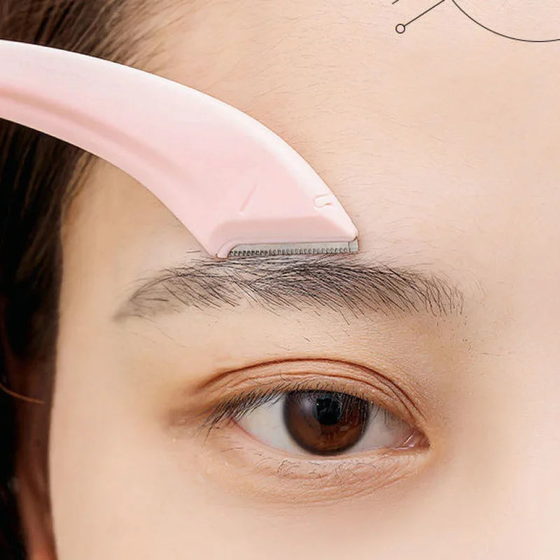 “Professional Eyebrow Razor with Comb, Trimming Knife, Face Scraper Accessories for Women.”